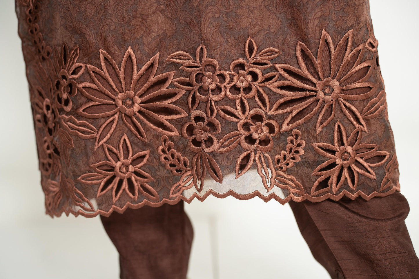 Cocoa Grace – Organza Cutwork